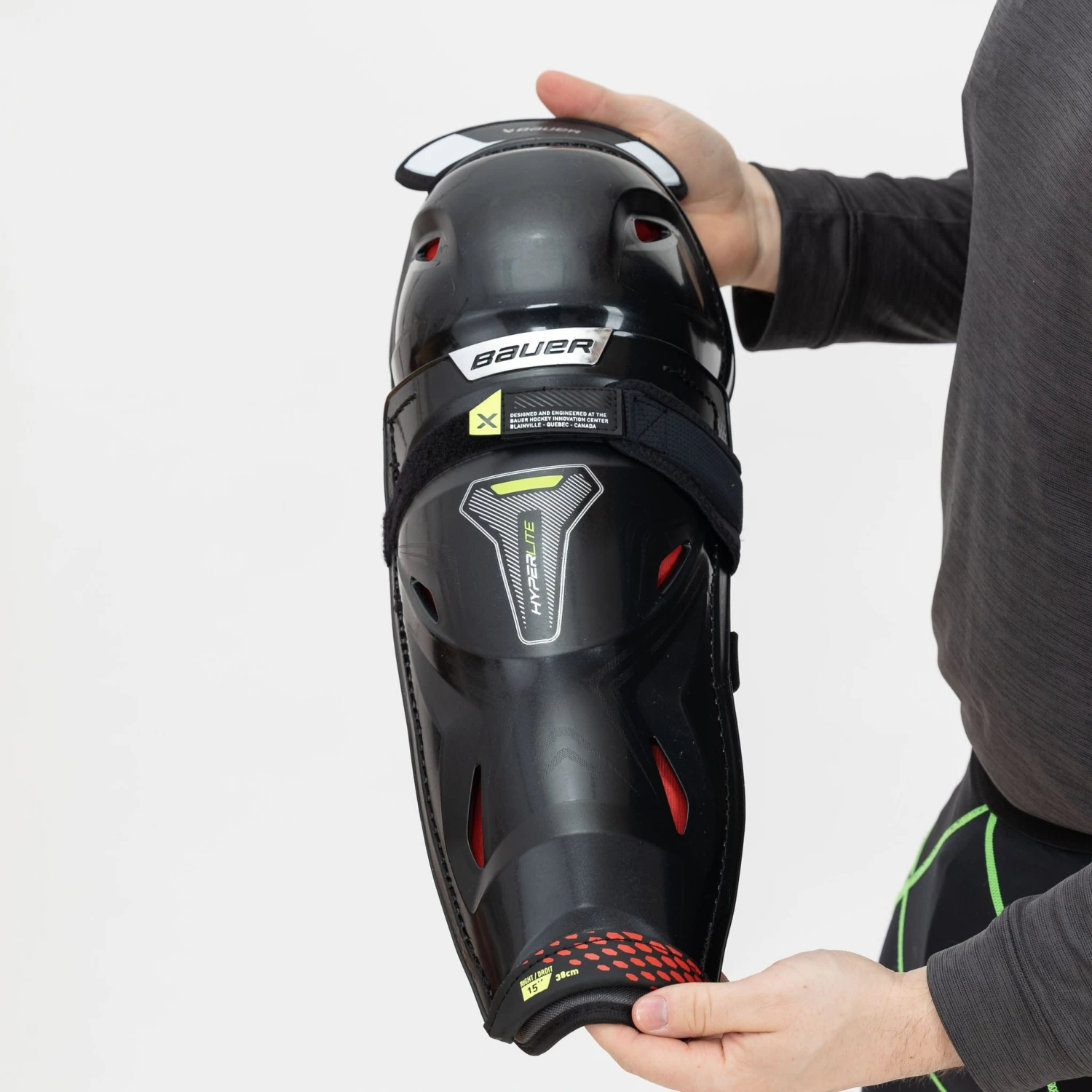 Bauer Vapor Hyperlite Senior Hockey Shin Guards - Image 10