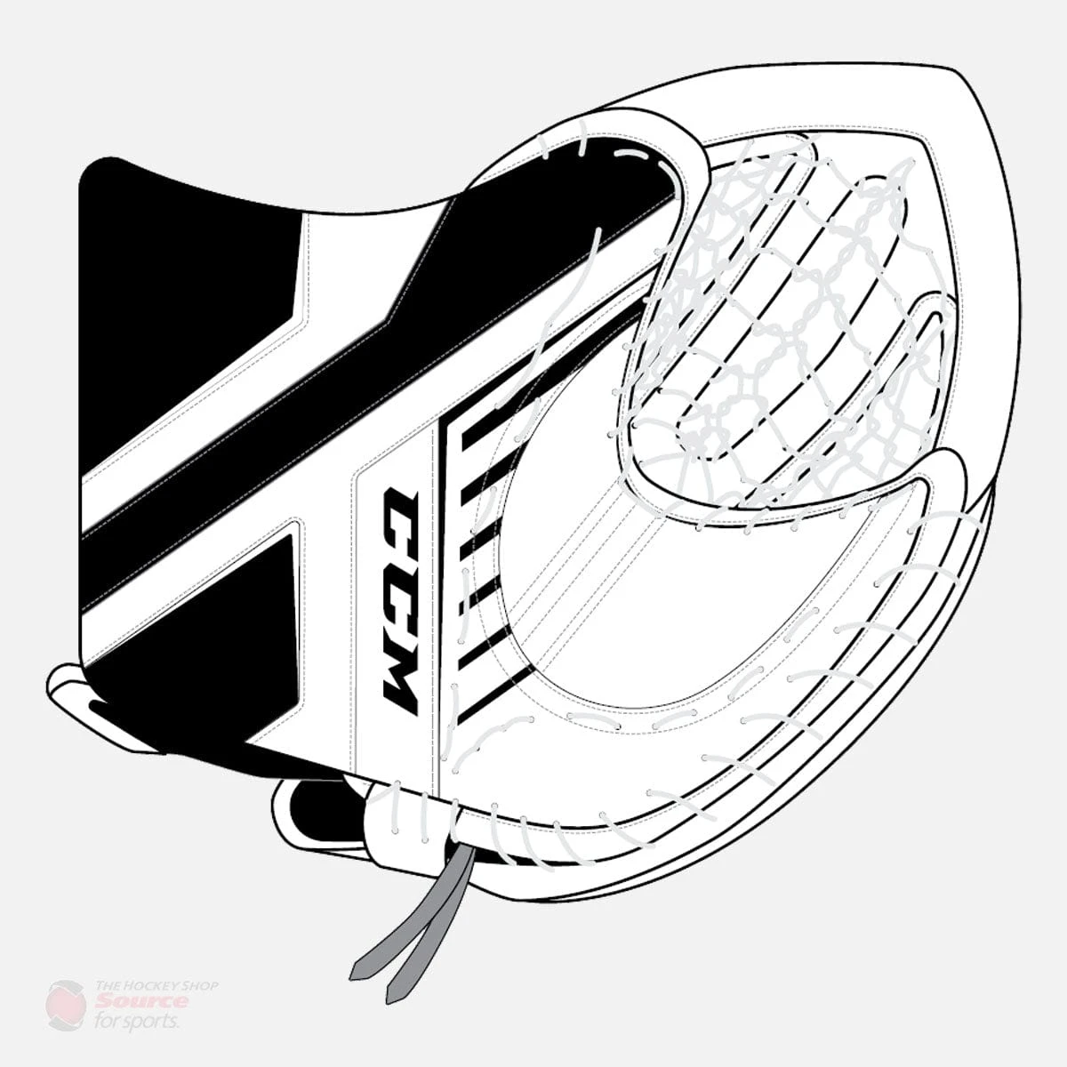 CCM Axis A1.9 Intermediate Goalie Catcher - Image 17
