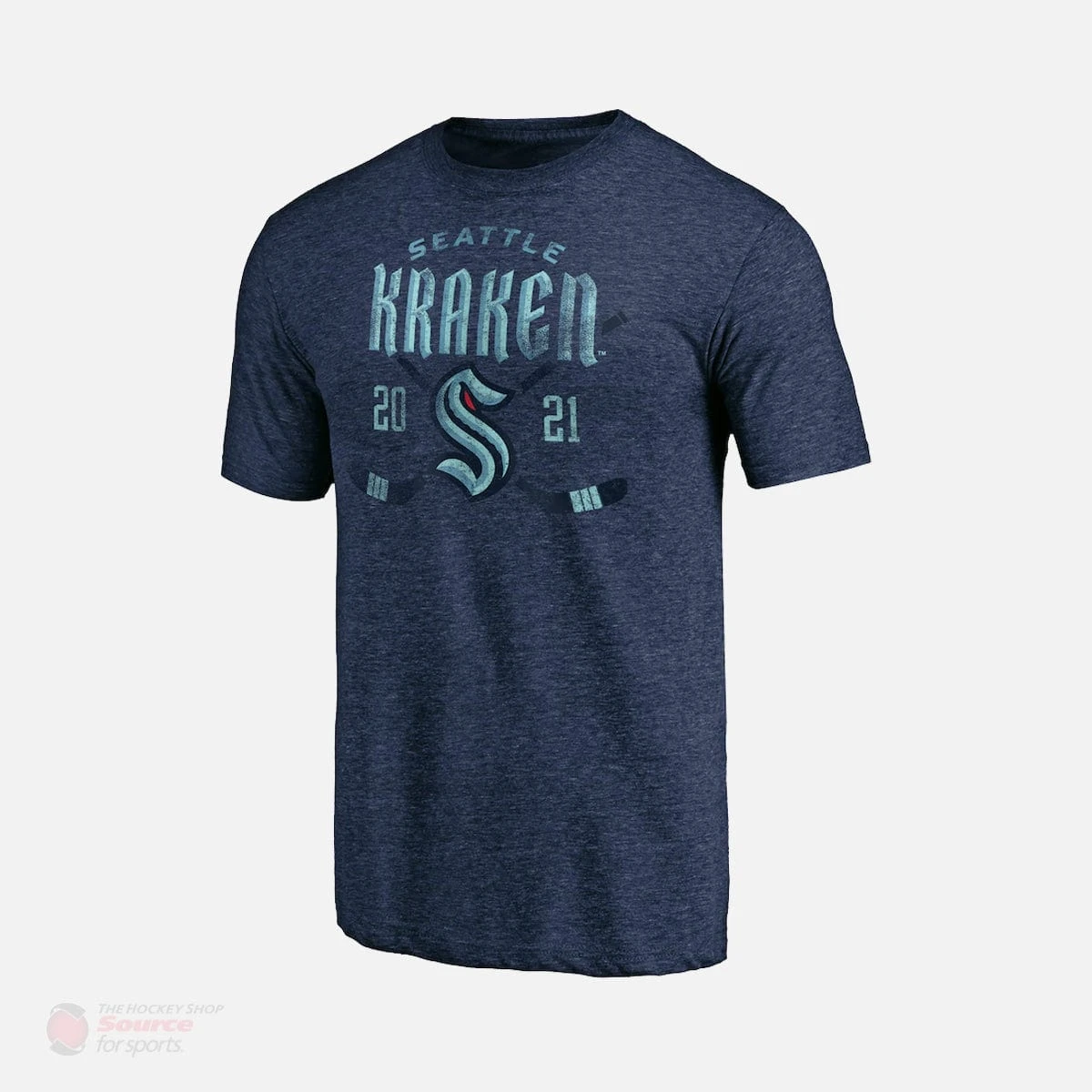 Seattle Kraken Fanatics Line Shift Tri-Blend Mens Shirt - Image 2