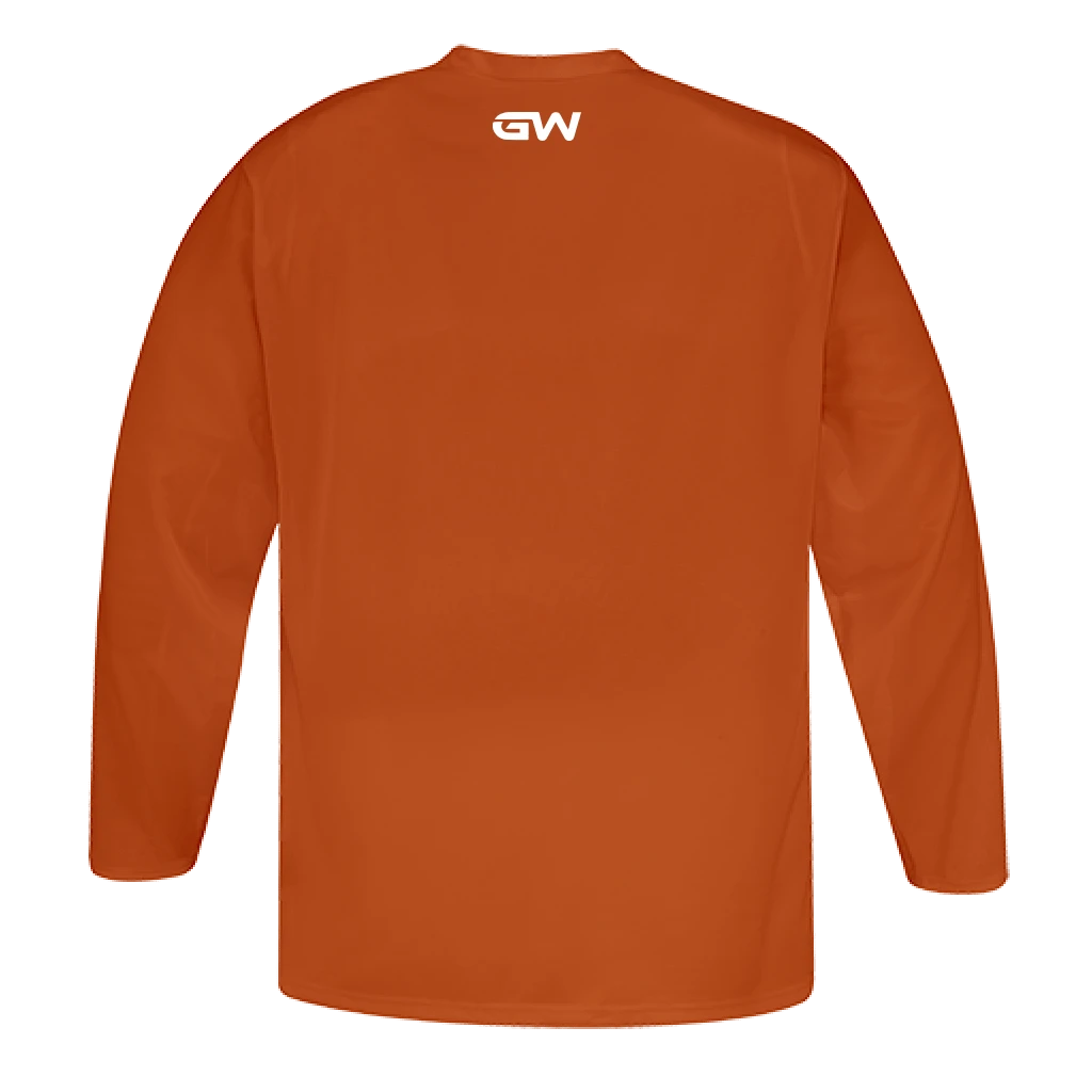 GameWear GW5500 ProLite Series Junior Hockey Practice Jersey - Orange - Image 2