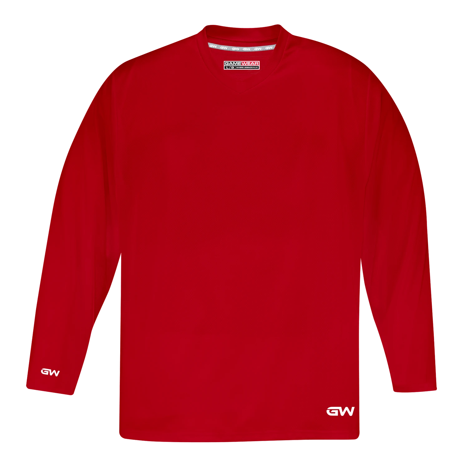 GameWear GW5500 ProLite Series Senior Hockey Practice Jersey - Red