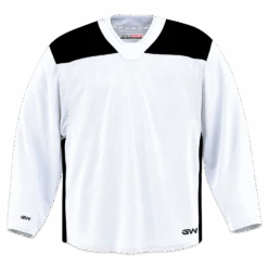 GameWear GW6500 ProLite Series Junior Hockey Practice Jersey - White / Black