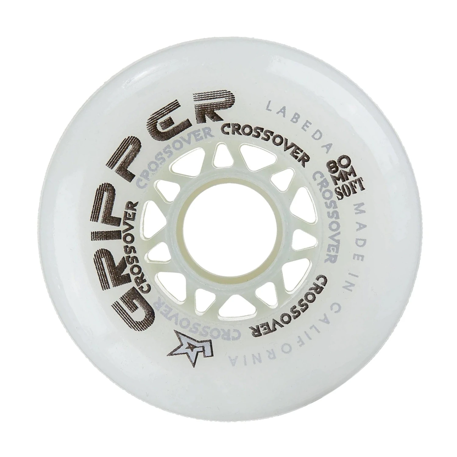 Labeda Gripper Roller Hockey Wheels - White (76A)