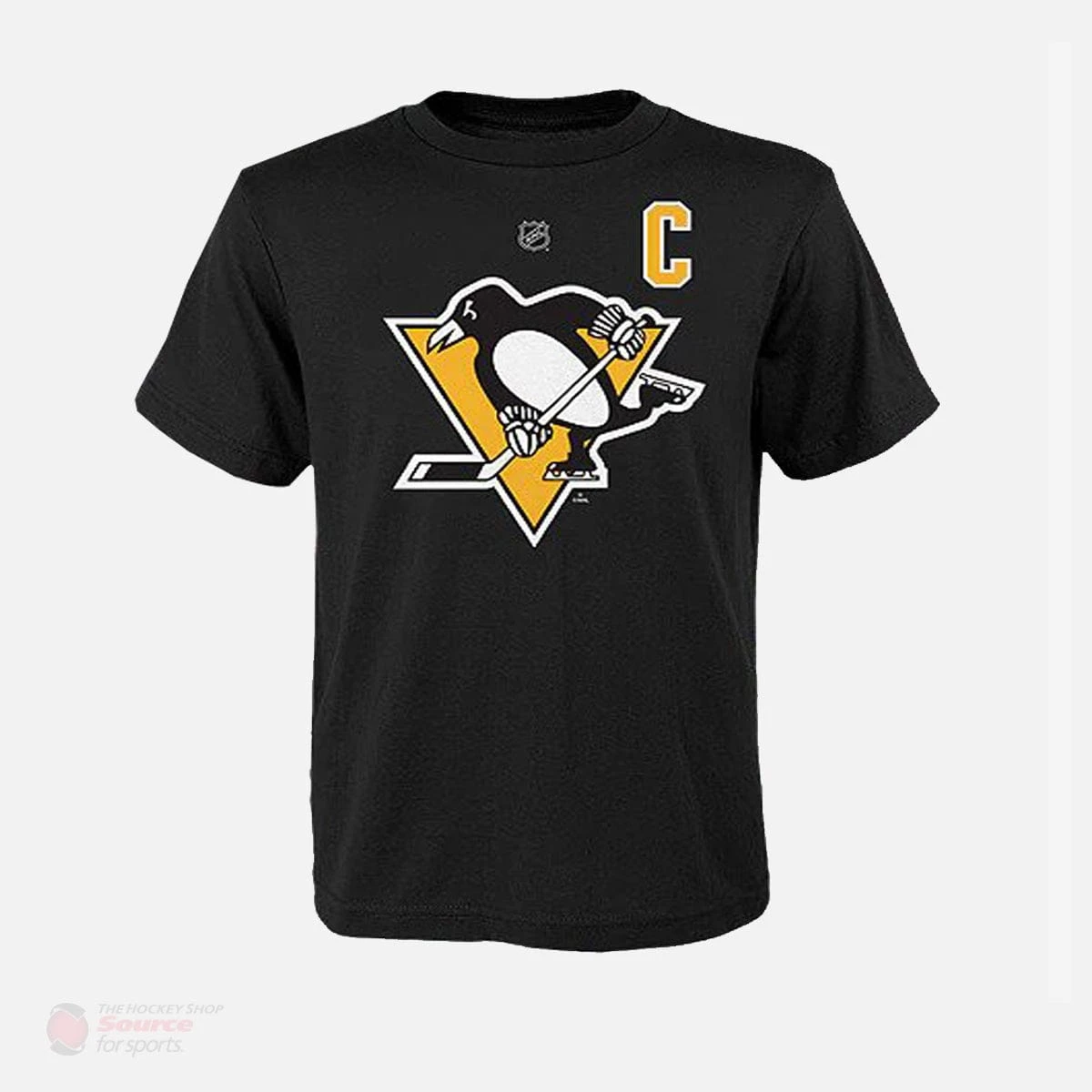 Pittsburgh Penguins Outer Stuff Name & Number Youth Shirt - Sidney Crosby - Image 2