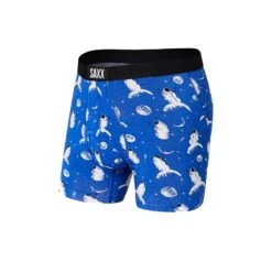 Saxx Ultra Boxers - Peak Blue Astro Snowman