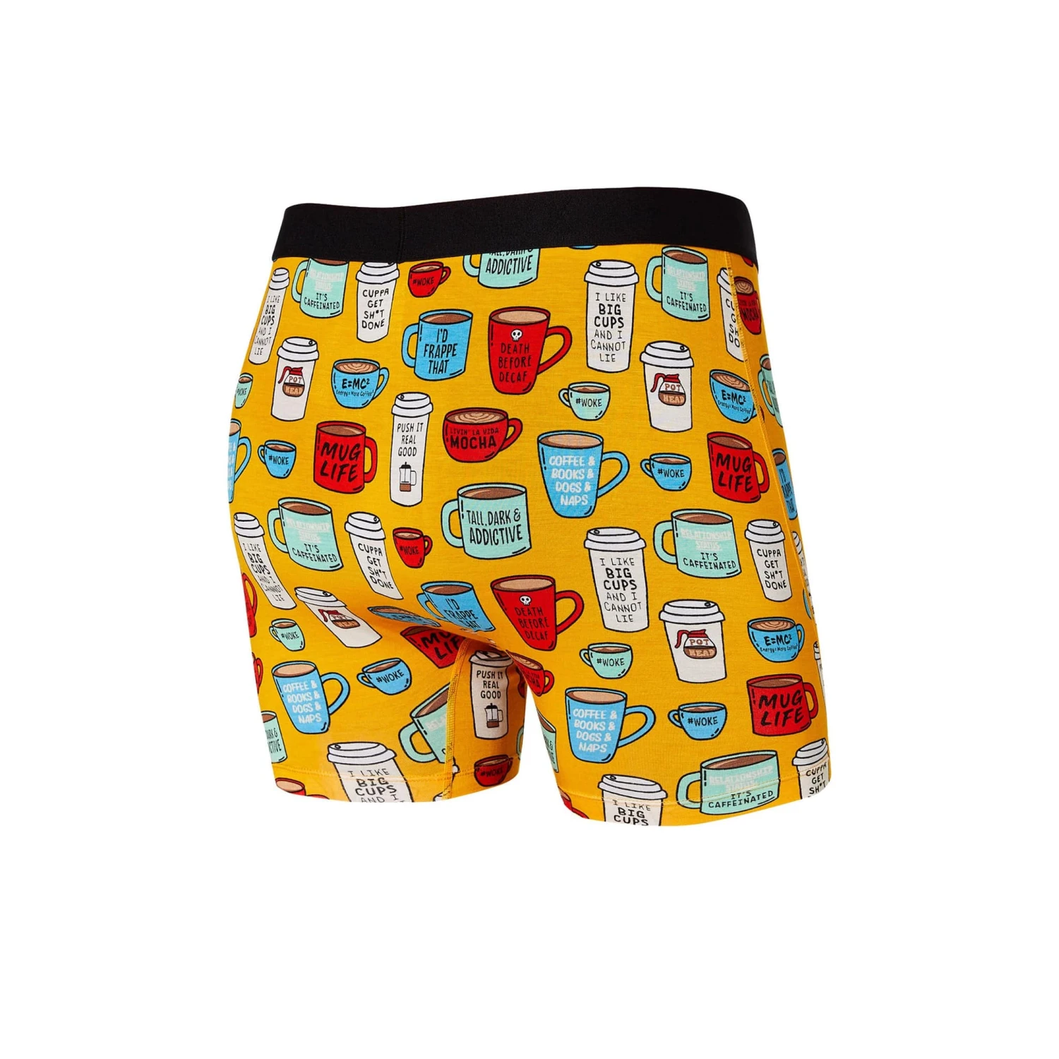 Saxx Ultra Boxers - Yellow Mug Life - Image 2