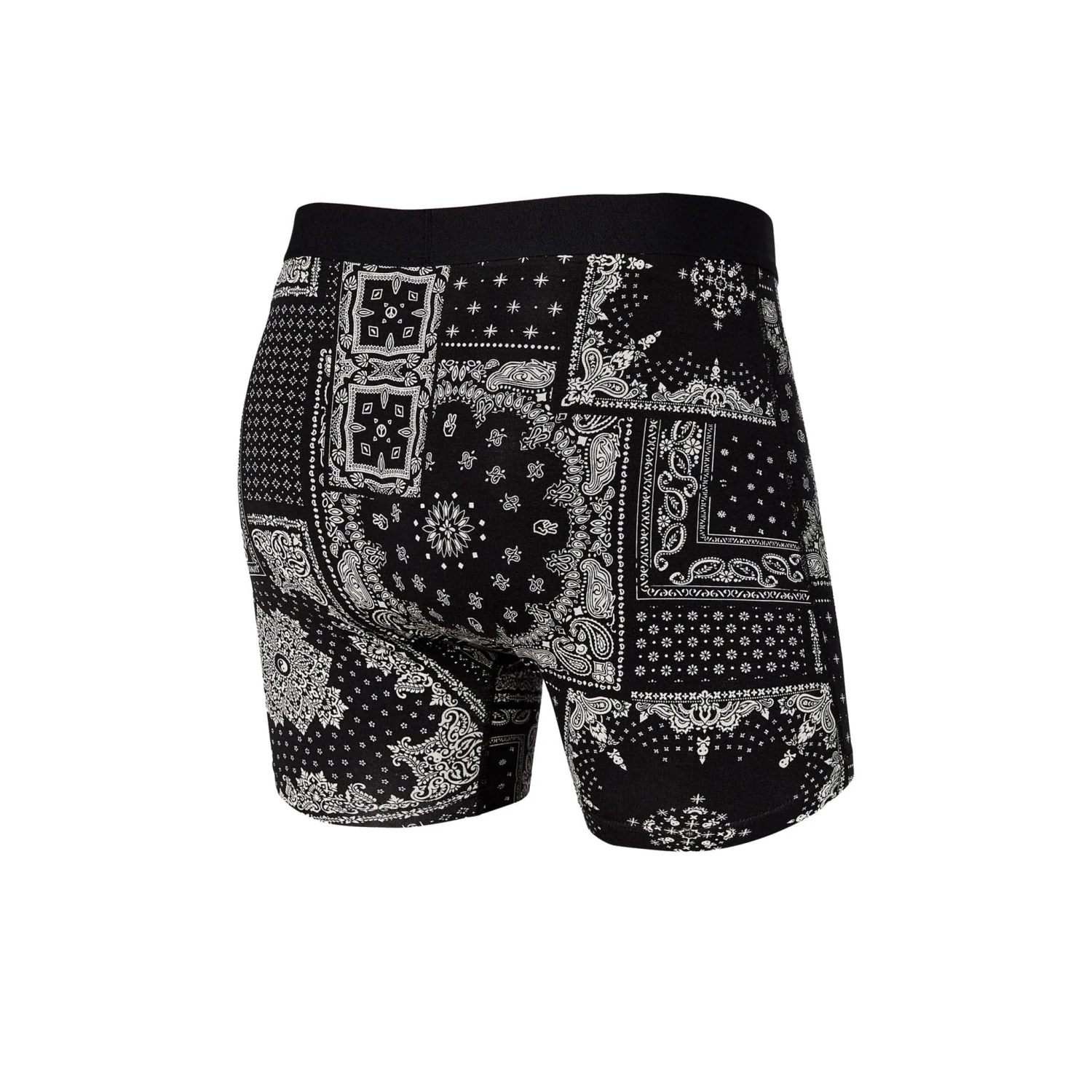 Saxx Vibe Boxers - Black Bandana Republic - Image 2