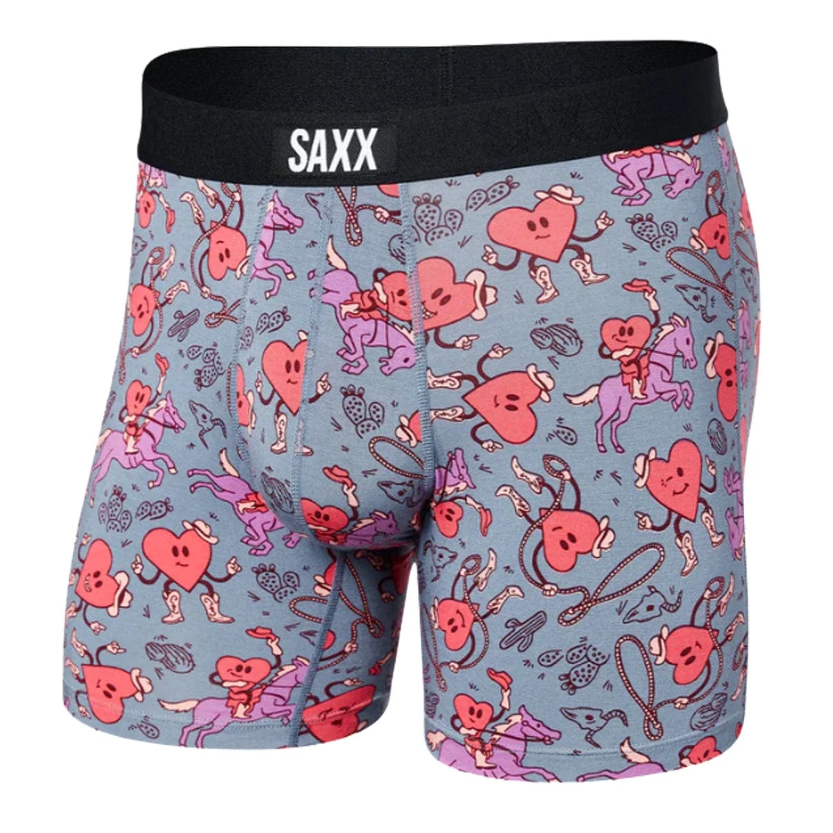 Saxx Vibe Boxers - I Heart Cowboys