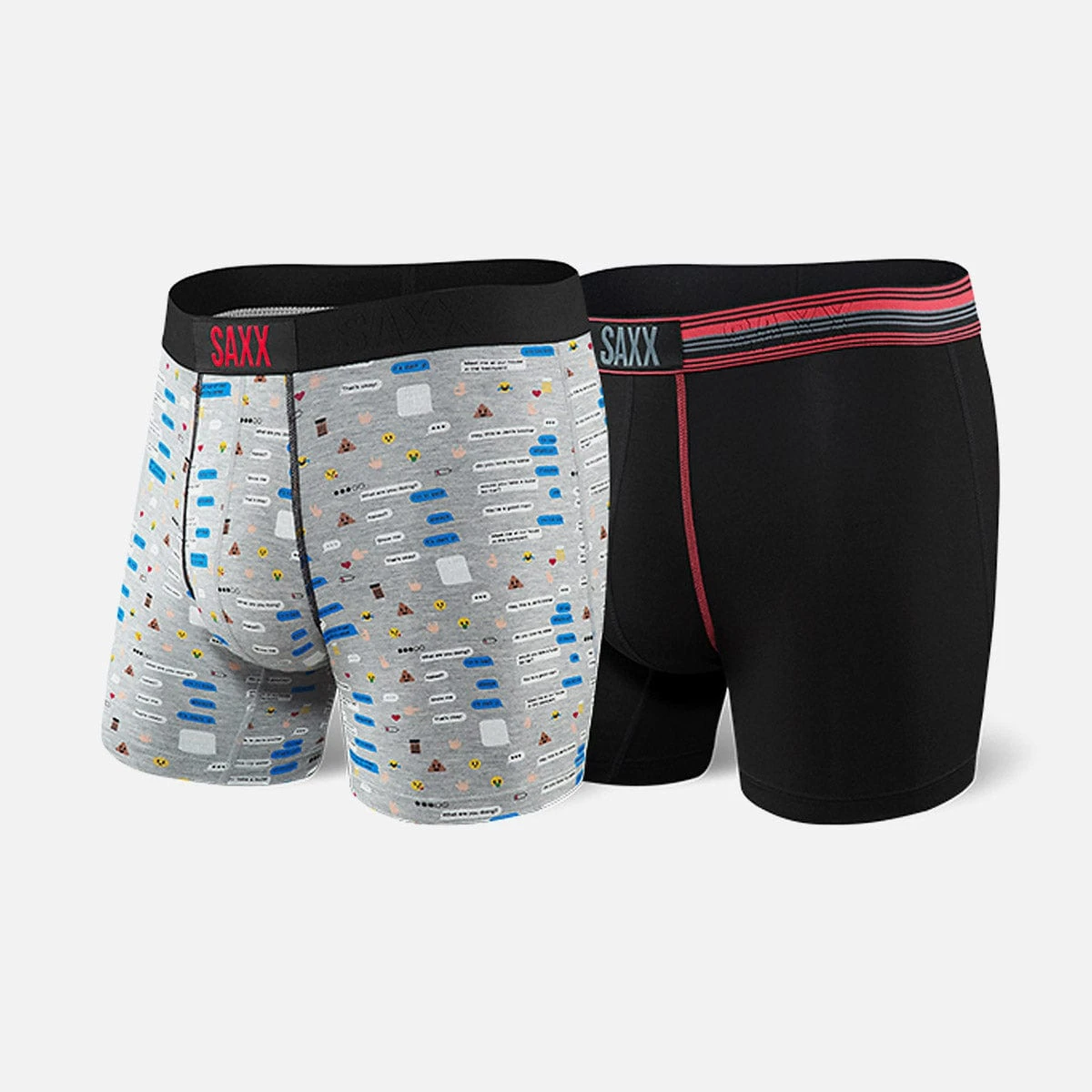 Saxx Vibe Boxers - Santa / Black (2 Pack) - Image 3